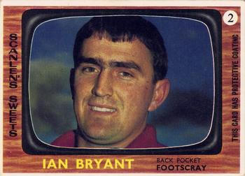 1967 Scanlens VFL #2 Ian Bryant Front